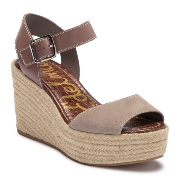 Sam Edelman suede dimitree espadrille wedge 10.5 - Picture 1 of 12